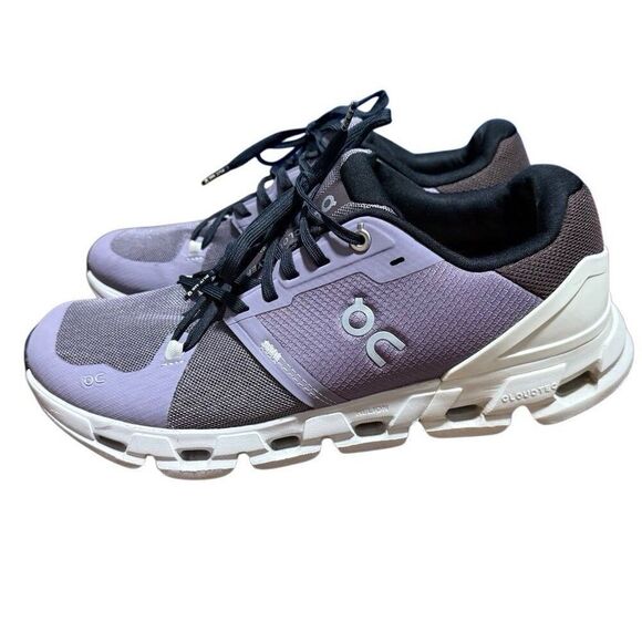 On Cloud Cloudflyer Mens Running Shoe Sneakers Shark/Pearl Size 9 No Liners - Picture 2 of 14